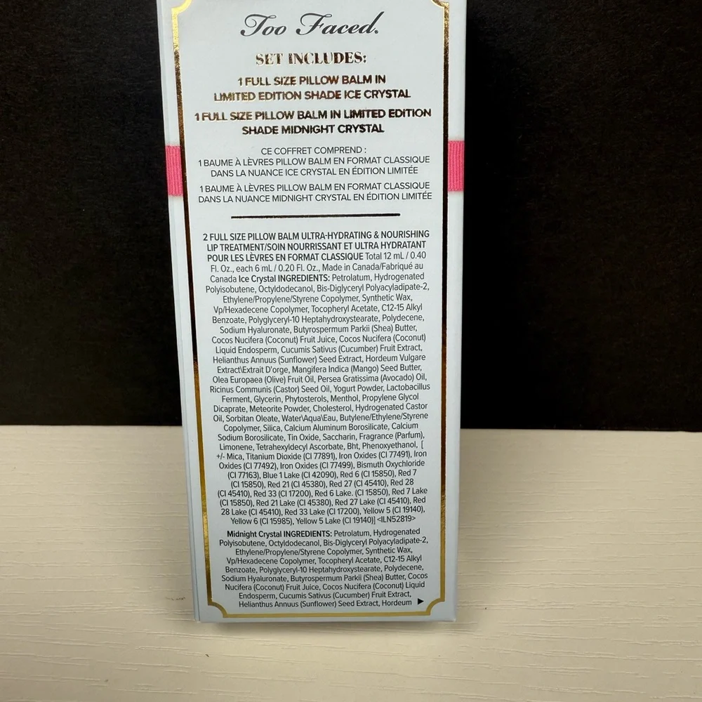 Too Faced Ultra Plush: Pillow Balm Lip Balm Duo - (PRICE IS FIRM) - Picture 3 of 8